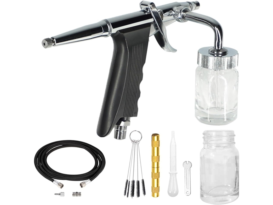 Diseño Artístico De Pistolas De Maquillaje Con Aerógrafo, Belleza Y Cuidado Facial, Negro Hielo.