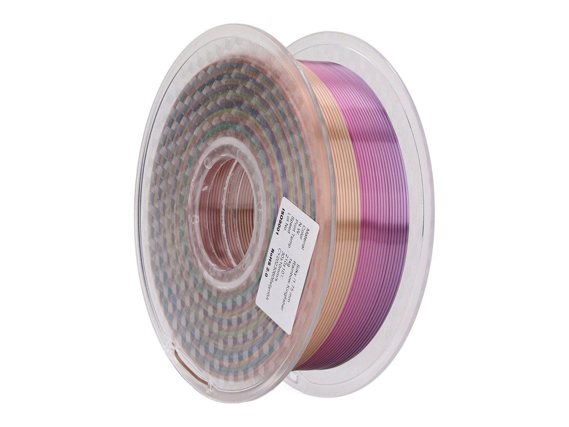 Filamento Pla Silk Brilhante Para Impressora 3d Gradiente 1.75mm Consumíveis De Impressão 3d