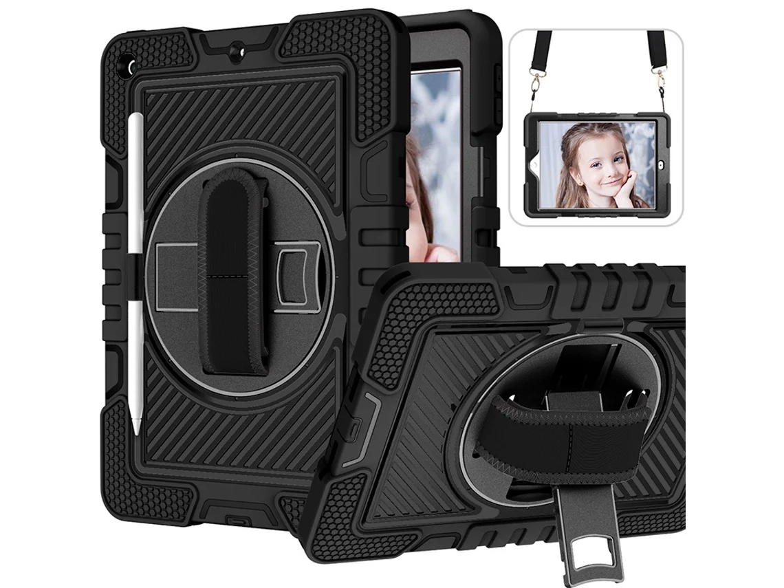 Honor Pad X8 Negro con Correa para el Hombro, Soporte Giratorio y Funda para Tableta. Yunzii
