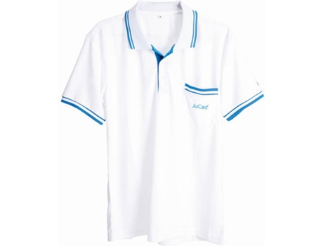 Polo para Hombre JUCAD Azul, Blanco para Golf (M)