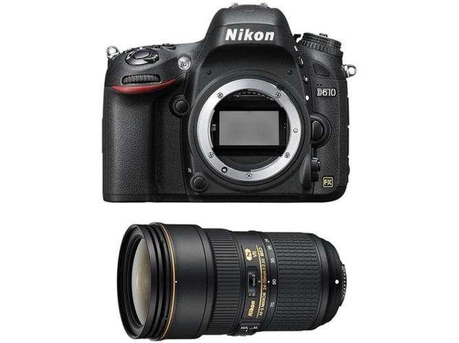 Kit Cámara Réflex NIKON D610 + 24-70 VR