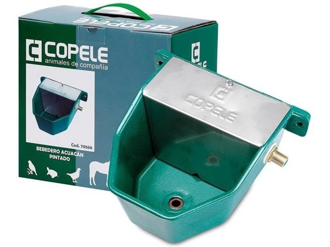 Bebedero para Perros COPELE (Verde - Aluminio)