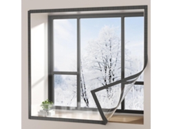 Lámina Aislante Transparente Para Ventanas, Kit De Aislamiento Ventanas Invierno, Kits Reutilizables, Alta ...