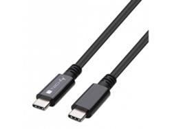 Cable USB TECHLY 0,8 m USB4 Gen 3x2 USB C Negro