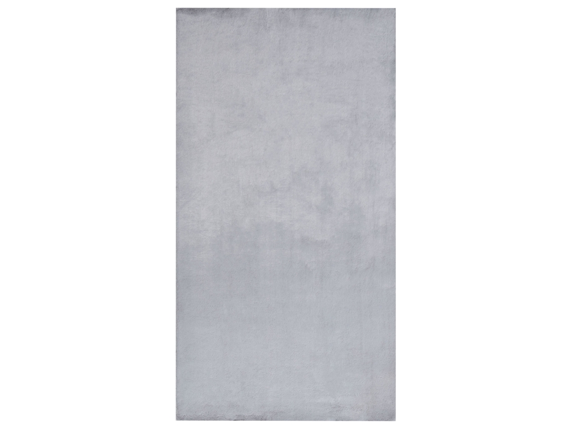 Alfombra BELIANI Mirpur de Poliéster Gris 80x150