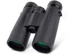 Binoculares compactos 10x42 IP68, adaptador para smartphone, unisex, para observación de aves, viajes y caza, color negro. Bestvite