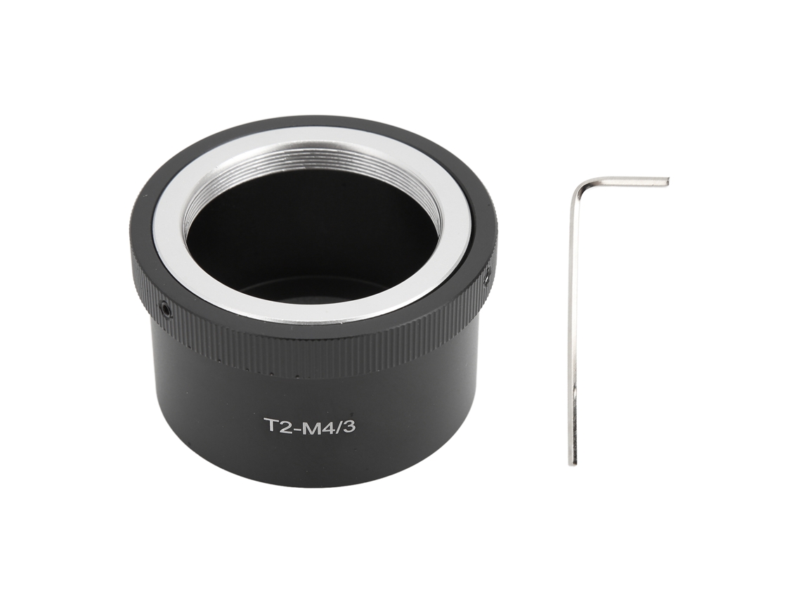 Adaptador de montura de objetivo T2 a M4/3, anillo adaptador para cámara, accesorio para objetivo