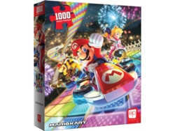 Puzzle USAOPOLY Mario Kart Rainbow Road (Edad Mínima: 8 Años -1000 Piezas)