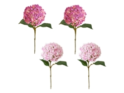 Rama de hortensia artificial 3D para el hogar y bodas.