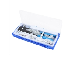 Kit De Herramientas Para Remaches De 86 Piezas M3-m8, Herramienta De Inserción Para Remachadora, Remachadora De Tuercas, Acero Duradero.