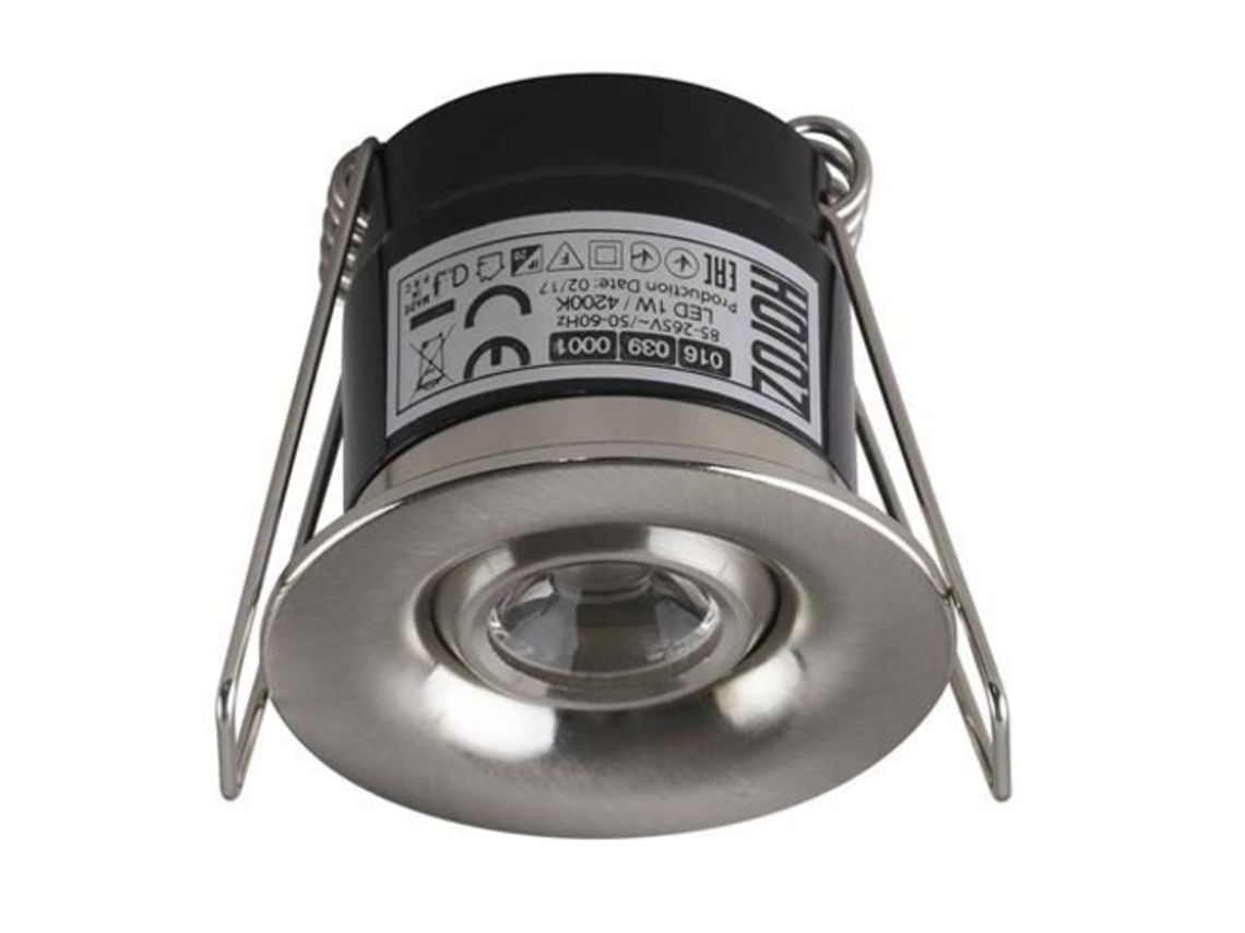 Mini mancha LED 1W Mat Mat Chrome Mat HOROZ ELECTRIC