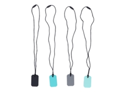 Jinwei-colgante De Masticación Sensorial De Silicona, Collar Masticable Para Niños, Teether Pendant