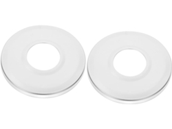 Cubiertas Para Escaleras De Piscina Inoomp De Acero Inoxidable De 2 Piezas Con Roseta, Fácil Instalación, Placas