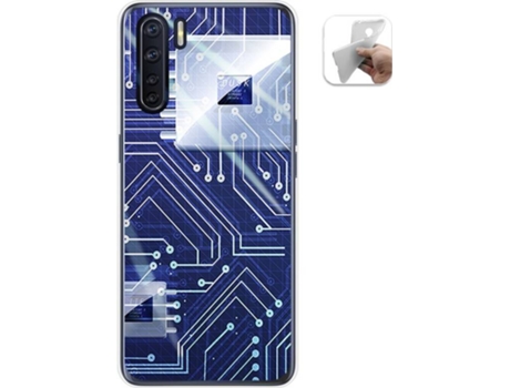 Carcasa Oppo A91 TUMUNDOSMARTPHONE Circuito Multicolor