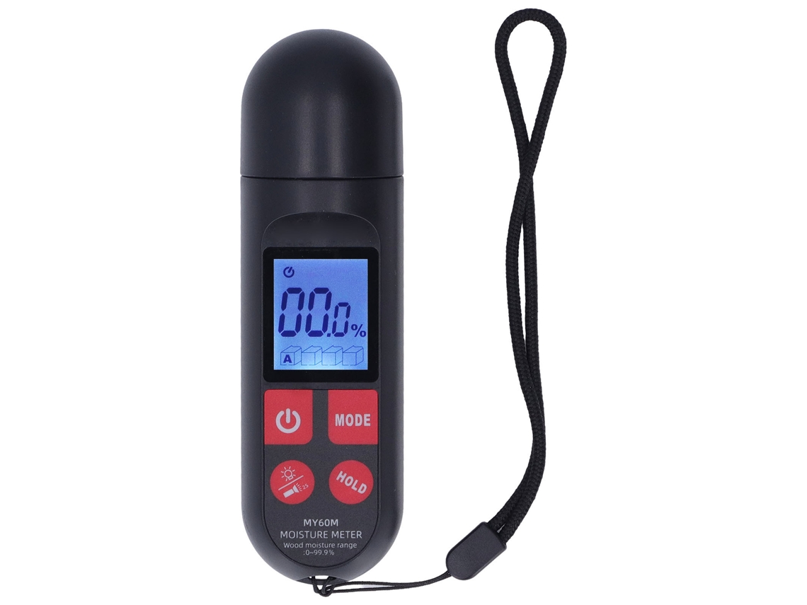 Medidor De Umidade My60m Com Tela Lcd Para Madeira Papel Química Materiais De Construção