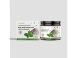 Crema blanqueadora dental de menta y ceniza volcánica