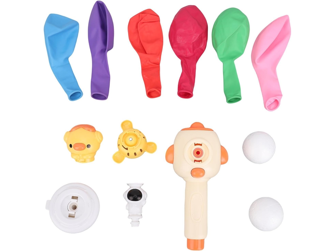 Juego De Juguetes 3 En 1 Con Tubo Soplador Flotante: Bolas Silbantes Equilibradas, 6 Globos Para