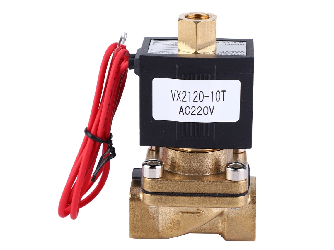 Válvula Solenoide Elétrica de 2 Vias 0-1,0 MPa AC 220V Pt3/8 de Ação Direta SMC