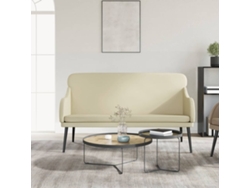 Lovely Home Banco 110X76X80 Cm Cuero Artificial Color Crema
