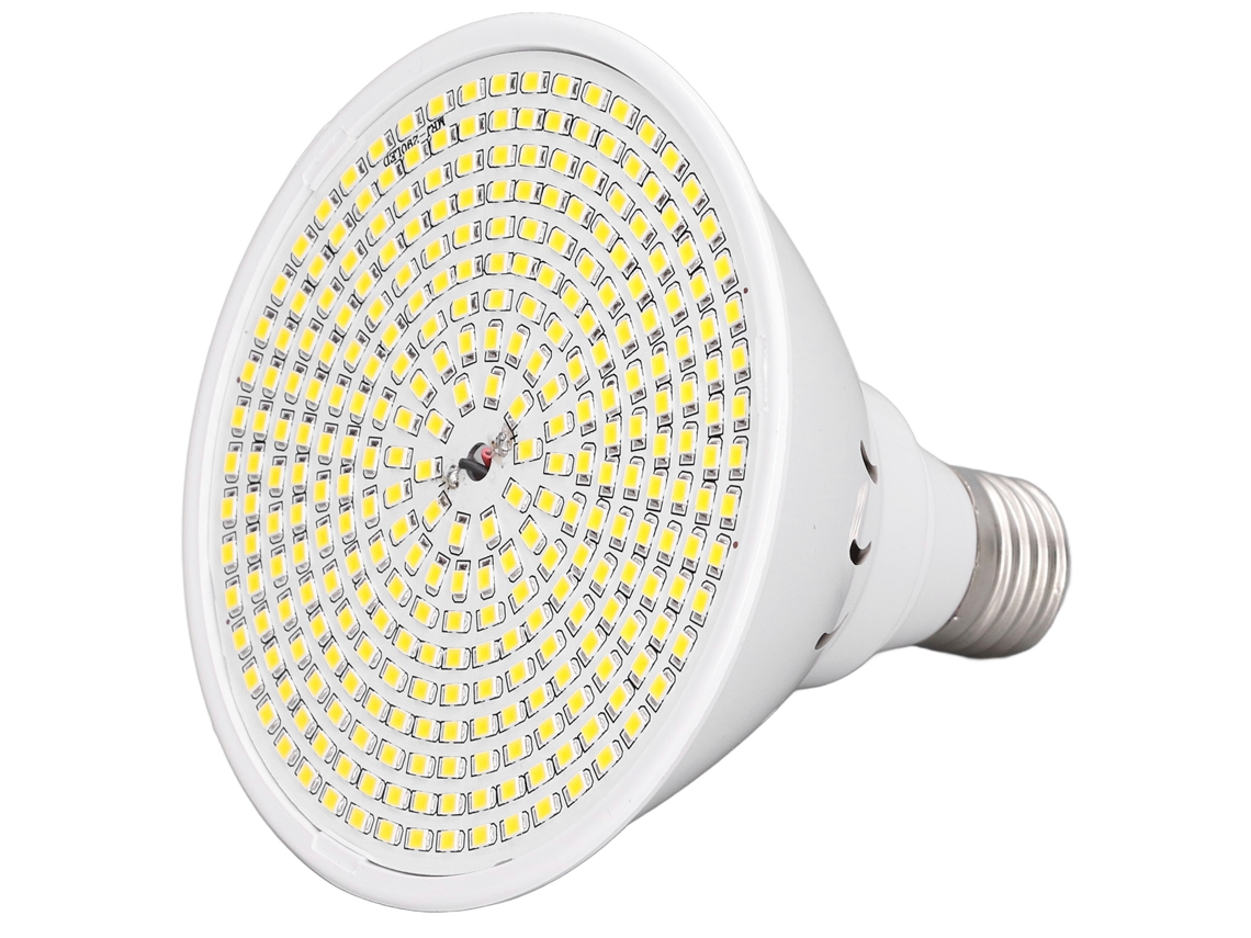 Lámpara Led De Cultivo De 8w E27 Para Plantas, 290 Led, 3000-3200k, Para Jardín E Invernadero, 85-265v