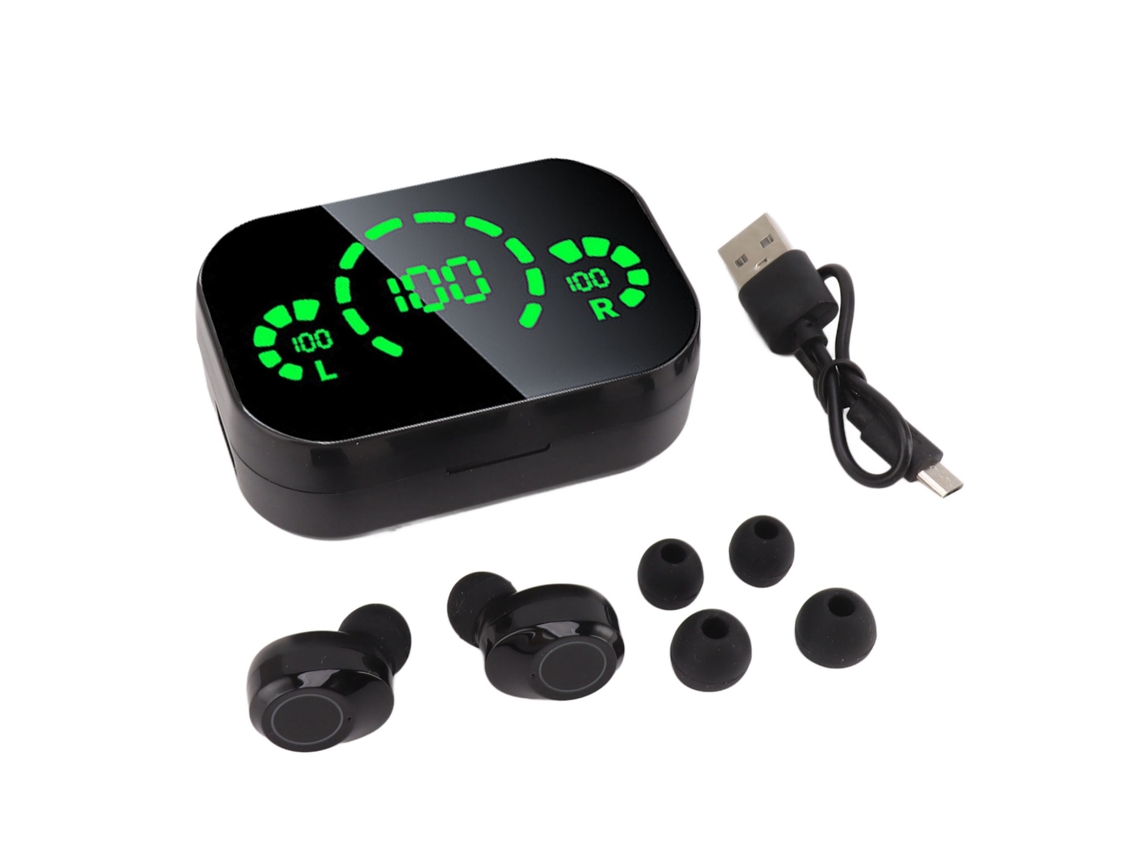 Auriculares Inalámbricos Bluetooth Con Controles Táctiles E Indicador De Batería Para Portátiles Y Tabletas.