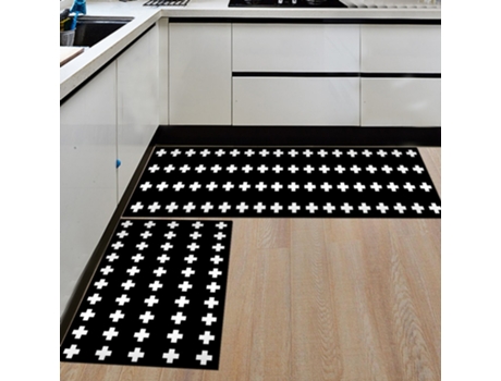Alfombras Antideslizantes para El Piso De La Cocina Alfombras Lavables para Lavandería-Patrón 10-50*160cm LUUCOZK