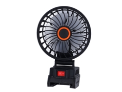 Ventilador portátil de camping Dartek de 4 pulgadas con batería de litio de 20 V.