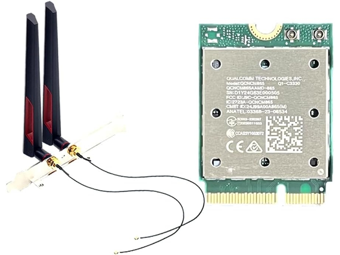 Tarjeta Wifi7 Qcncm865 Sin Bluetooth 5.4 De Triple Banda Con Wi-fi De 2,4 Gbps Para Win11