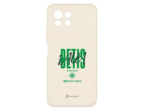 Funda Móvil Oficial Real Betis Fc Compostable Base para Xiaomi Mi 11 Lite Global PHONECASES3D