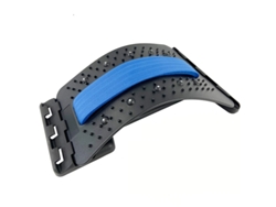 Cojín de masaje ajustable de cuatro niveles para la región lumbar y cervical, ayuda para ejercicios de yoga, soporte para acupuntura MDUG (azul)