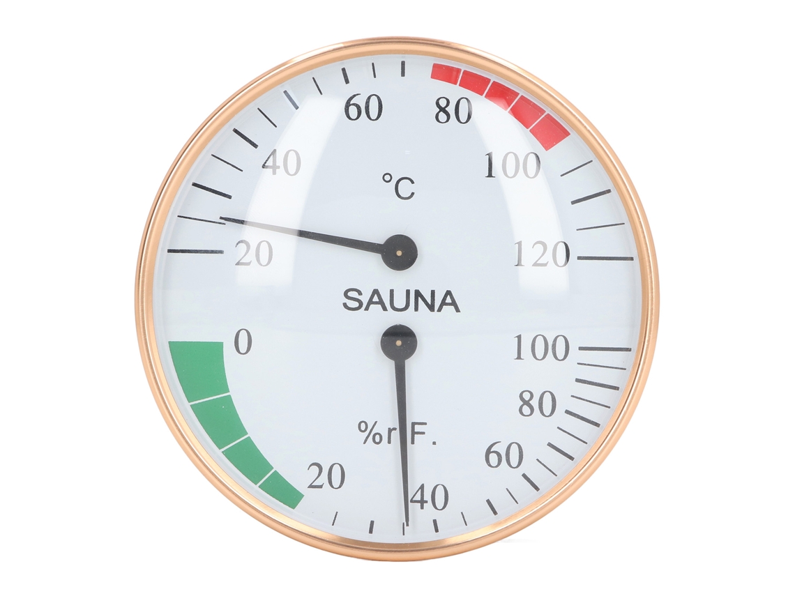 Medidor De Temperatura Y Humedad De Alta Precisión Para Montaje En Pared, Ideal Para Saunas Interiores Y Exteriores.
