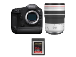 Canon Eos R1 + Rf 70-200mm F/4 L Is Usm + 1 Sandisk 256gb Extreme Pro Cfexpress Type B + Ebook “20 Consejos Para Fotos Que Impactan”