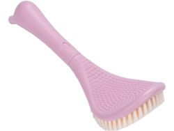 Cepillo Exfoliante Para Pies Con Mango Para La Ducha – Diseño De Cabezal Curvo, Ideal Para Viajes.