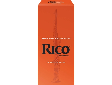D'ADDARIO rico by D'ADDARIO saxofone soprano 2.5 (25 un)