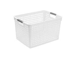 Cesta De Plástico Para Almacenamiento, Organizador De Juguetes Y Aperitivos Para Escritorio, Caja De Almacenamiento Con Asa Para Despensa, Cocina, Ar
