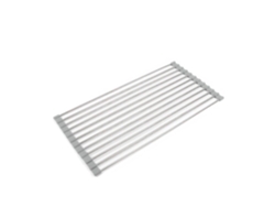 Colador plegable y enrollable de acero inoxidable de 46,5 x 23,5 cm FPLUS
