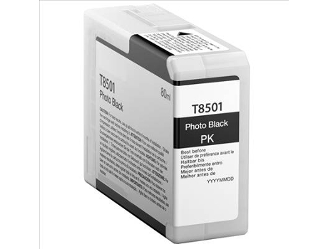 Cartucho para Epson t8501 Negro photo Tinta de Pigmento c13t850100