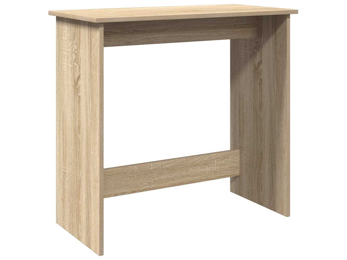 Escritorio secreter 80x40x75 cm, contrachapado de roble Sonoma, MAISON EXCLUSIVE