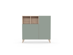 Zapatero HERDASA Oslo Roble, Verde (87 x 90 x 27 cm)