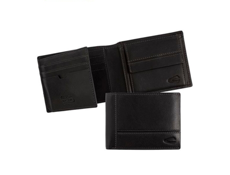Camel Active Carteira Porta-Notas Com Porta-Moedas Tóquio Preta