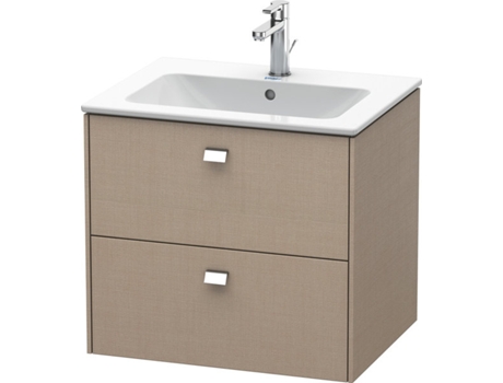Mueble bajo lavabo DURAVIT Brioso de pared 62,0 x 47,9 cm con 2 cajones incl. hueco para sifón y delantal para lavabo ME by Starck 233663