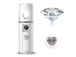 Vaporizador Facial Nano Blanco Para El Cuidado De La Piel Y Extensiones De Pestañas.