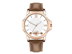 Reloj De Cuarzo Con Correa De Cuero Sintético, Estilo Sencillo, Moderno Y Decorativo Para Hombre (6)