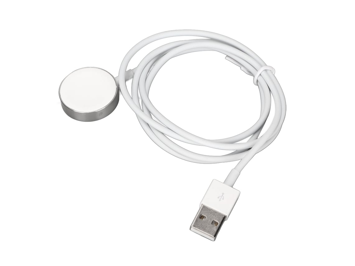 Cargador Individual Para Reloj Iwatch (caja De Metal) Blanco, Carga Portátil, Transmisión Estable Cargador De Reloj Cable De Carga Para Cargador De Apple Watch Seri ...