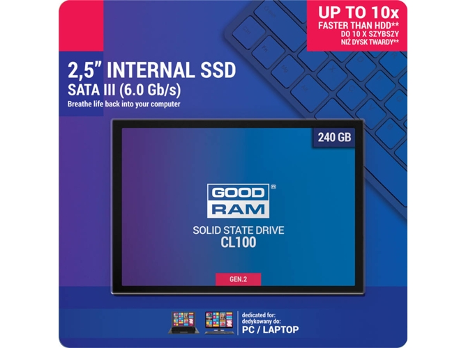 Disco SSD interno GOODRAM CL100 240 GB