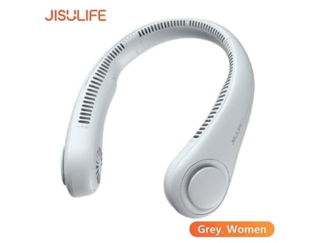 Ventilador Freno de cuello portátil inalámbrico 3 velocidades ajustables/bajo ruido/interfaz tipo C/4000 Mah recargable/360 ventiladores de refrige...