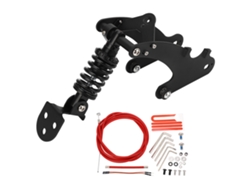 Kit De Suspensión Trasera Para Patinete Eléctrico Aluminio Amortiguador Absorción De Impactos Para Xiaomi M365