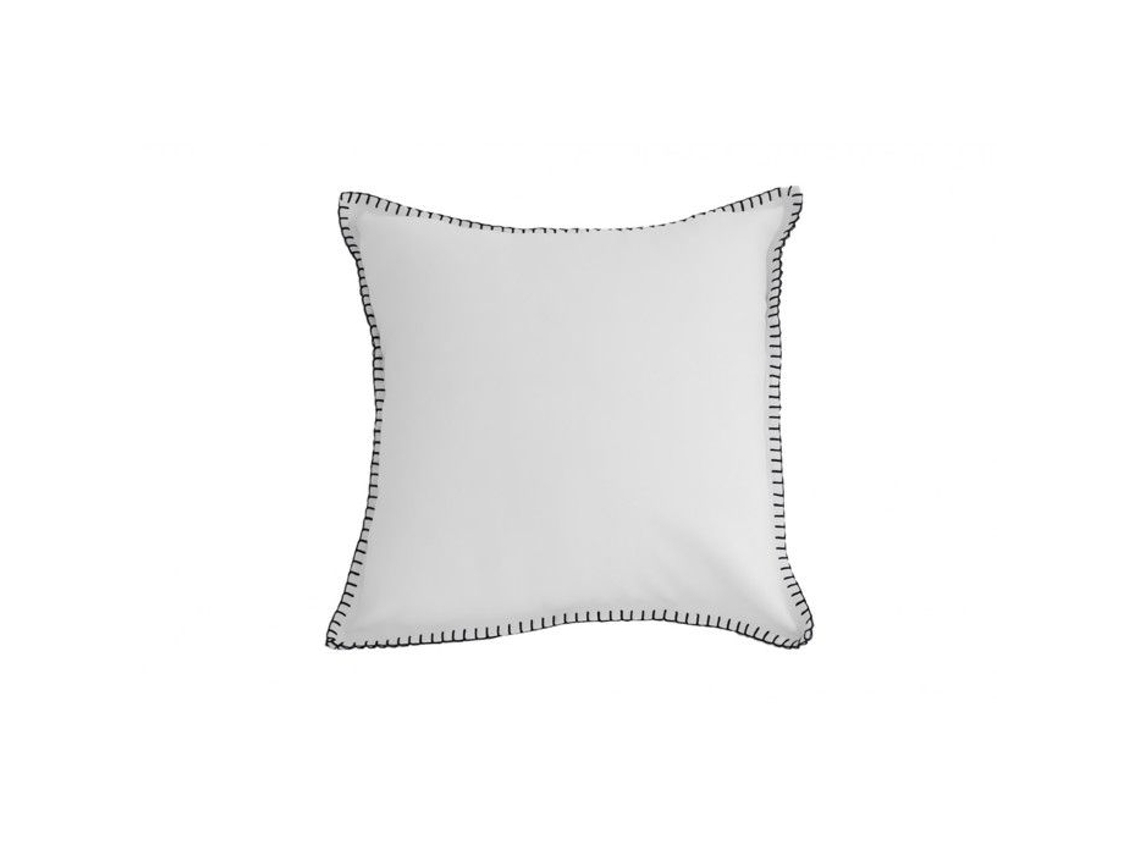 Cojín de algodón lavado 40X40 cm Spirit White By SOLEIL D'OCRE