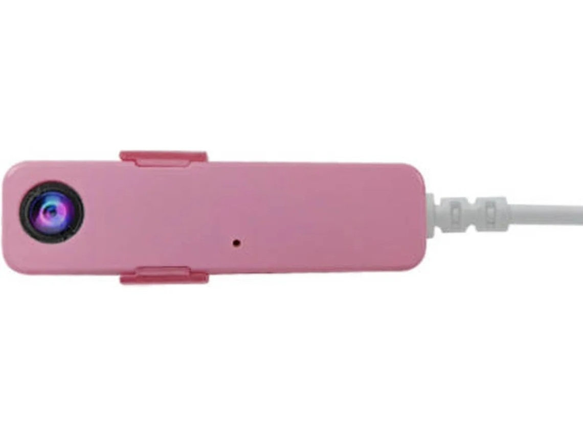 Cámara de grabación Full HD con micrófono, compacta y portátil, cámara digital intensa para transmisión en vivo y grabación de viajes Yizhood (rosa)