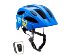Casco de Bicicleta para Niños CRAZY SAFETY de 6 a 12 años Blue Sea Homologado EN1078